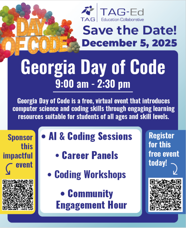 Georgia Day of Code will take place on December 5.