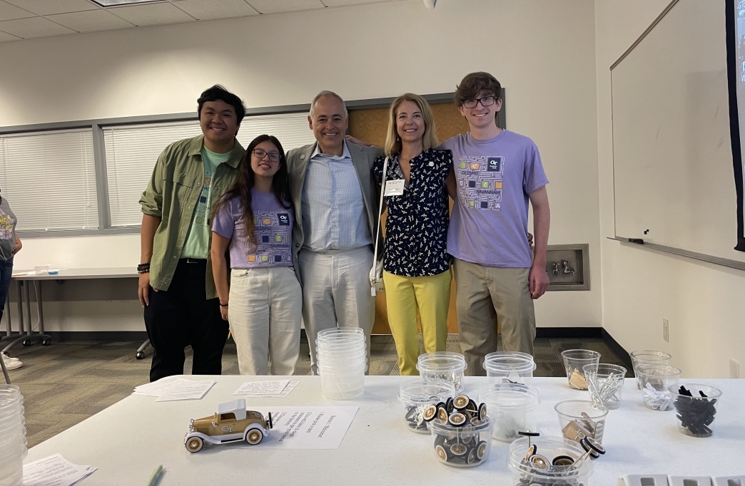 Mika Spivey as a group leader in GT Savannah summer programs.